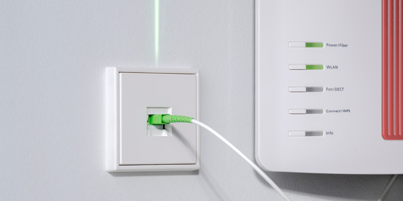 Die neuen Glasfaser-Anschlussdosen bei Elektro-Hausmann GmbH & Co. KG in Leinefelde-Worbis